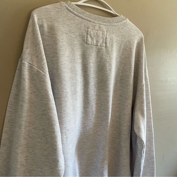 PLAYBOY Heather Grey w Forrest Green Logo Varsity Crewneck Sweater - Size XL GUC - Picture 11 of 14